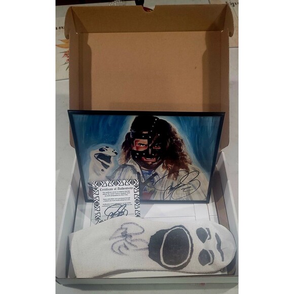 WWE Mick Foley Signed Mr Socko Sock + Framed/Signed 8x10+Signed COA Mankind WWF - Picture 2 of 8